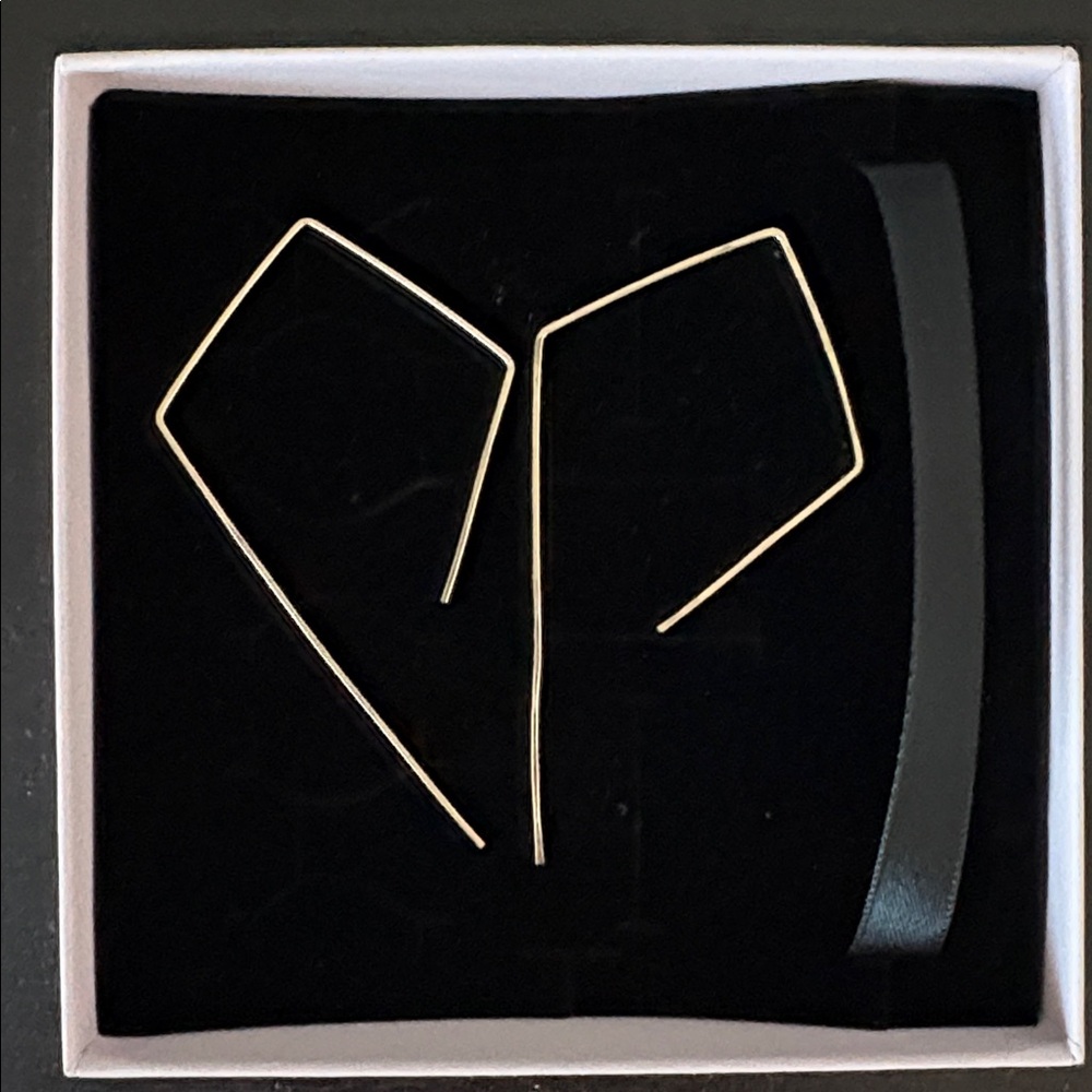 Geometric Gold Earrings